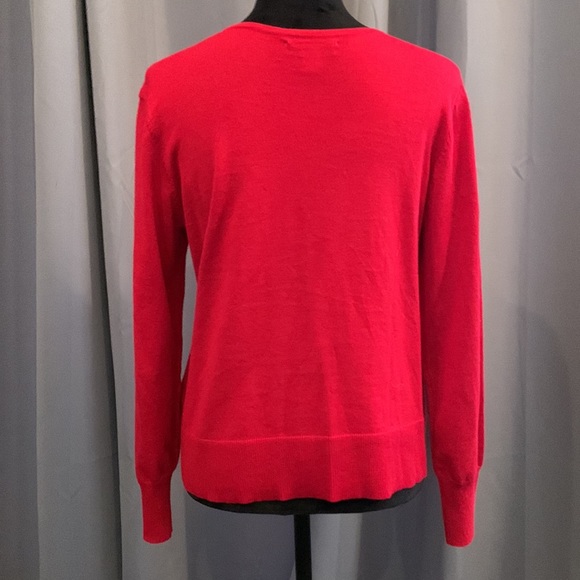 SUPER SEXY Gorgeous red long sleeve sweater from CHRISTOPHER & BANKS. - Picture 5 of 10